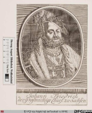 Bildnis Johann Friedrich I. der Großmütige, Kurfürst von Sachsen (reg. 1532-47)