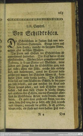 LIX. Capitel. Von Schildkröten