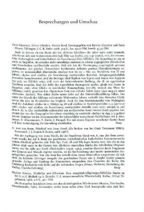 95-96 [Rezension] Hengel, Martin, Nachfolge und Charisma