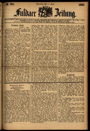 Ausgabe vom Dienstag, den 05. Juni 1883.