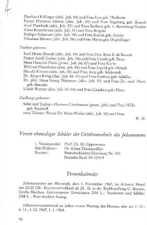 Verein ehemaliger Schüler der Gelehrtenschule des Johanneums