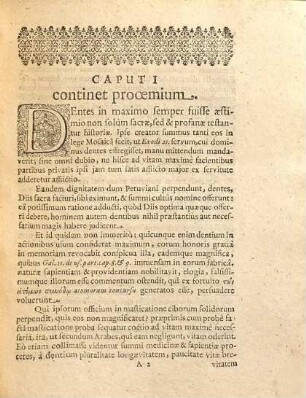 Dissertatio Medica Inauguralis De Odontalgia, Sive Dolore Dentium