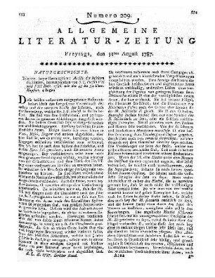Archiv der Insektengeschichte. H. 7-8. Hrsg. v. J. C. Füssli. Zürich: Selbstverl. 1786