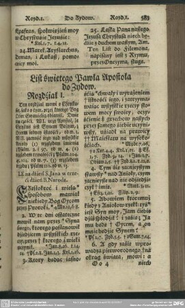 List swietego Pawła Apostoła do Zydow