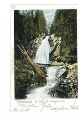 Klammerlochfall im Böhmerwald