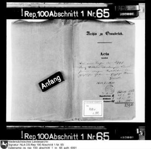 Kaiserliche Kommission Bischof Franz Wilhelms über die Restitution der geistlichen Güter im Erzstift Bremen