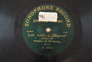 Leb' wohl : a. "Mignon" / [A. Thomas]