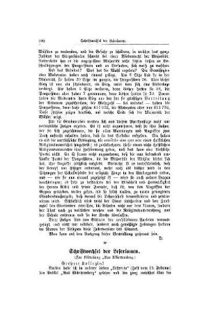 Schriftwechsel der Leserinnen