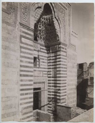 Grabkomplex des al-Mu’aiyad Schaich, Kairo Grabanlage, Moschee und Madrasa: Außenansicht, Haupteingang