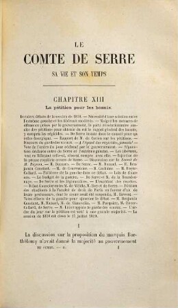 Le Comte de Serre, sa vie et son temps, 2