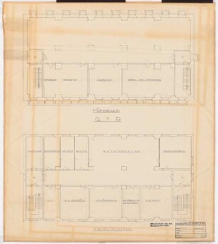 Reichsluftfahrtministerium, Berlin: Teilgrundrisse Q1R (KG/Sockelgeschoss) 1:50