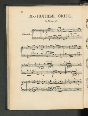 Dix-Huitième Ordre.