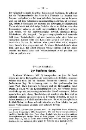 Dritter Abschnitt. Der Pazifische Ozean.