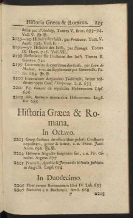 Historia Graeca & Romana