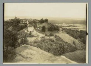 Blick aufs Städtchen Waldeck von der Burg aus