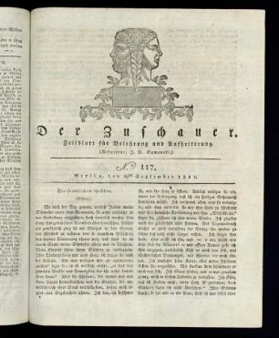 No. 117 - 29. September 1821