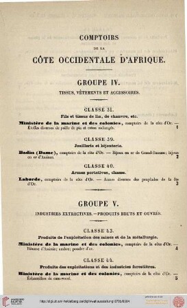 Comptoirs de la Côte occidentale d'Afrique