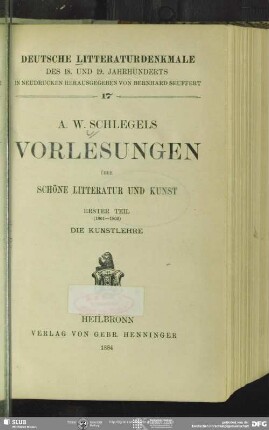 1: (1801 - 1802) - Die Kunstlehre