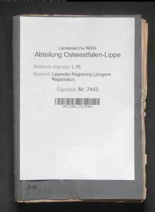 Verlegung der Landeschaussee Rickbruch - Rinteln in das Extertal - Band 1