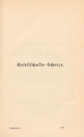 Gesellschafts-Scherze