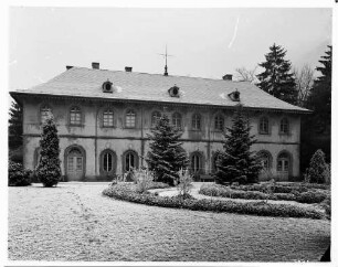 Karlsruhe Fasanenschlösschen (Richard Willstätter Allee) Ansicht Nordseite