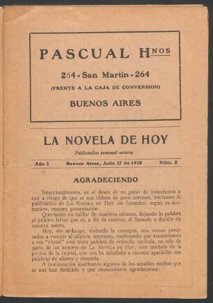 1918000200: Un idilio : [novela]