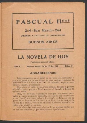 1918000200: Un idilio : [novela]
