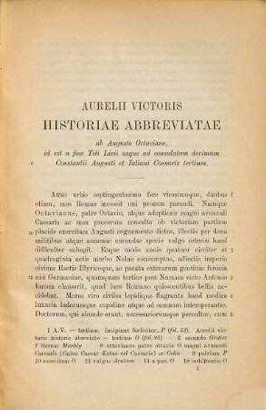 De Caesaribus liber : ad fidem codicum Bruxellensis et Oxoniensis