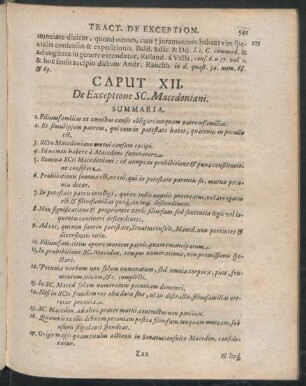 Caput XII. De Exceptione SC. Macedoniani