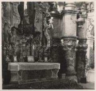 Steingaden, Wallfahrtskirche zum Gegeißelten Heiland auf der Wies, Altar