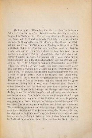 Kaspar Hauser : des Räthsels Lösung! ; mit dem Facsimile eines Briefes des Großherzogs Ludwig von Baden