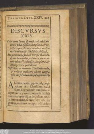 Discursus XXIV.