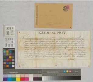 Neujahrswünsche Papst Clemens IX. an Bischof Ferdinand von Paderborn.