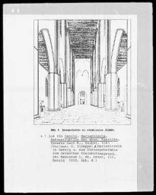 Rekonstruktion der Marienkirche in Danzig