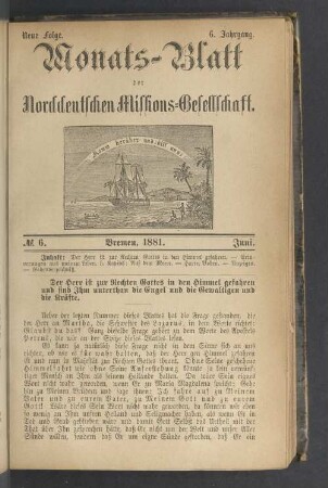 N°. 6. 1881. Juni