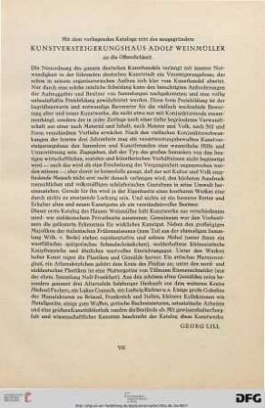 Einleitung (Georg Lill)