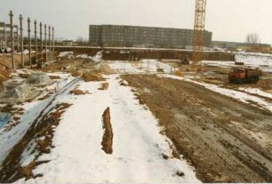 Dresden-Seidnitz, Enderstraße 59. Baustelle Seidnitz-Center