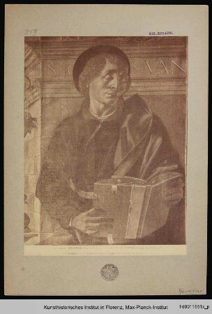Thronende Madonna mit Kind und den Heiligen Petronius und Johannes Evangelist und dem Stifter Alberto de'Cattanei