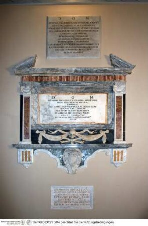 Epitaph des Kanonikers Stefano Bertazzolo