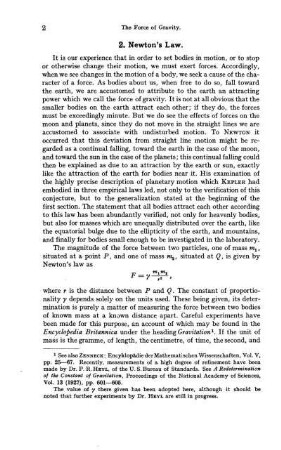 2. Newton's Law.