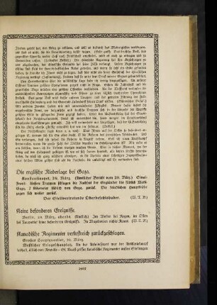 Kanadische Regimenter verlustreich zurückgeschlagen.