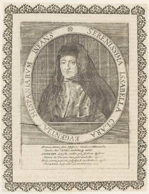 Bildnis der Issabella Clara Evgentia, Erzherzogin von Österreich