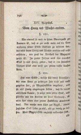XIV. Kapitel. Vom Honig und Wachs-erndten