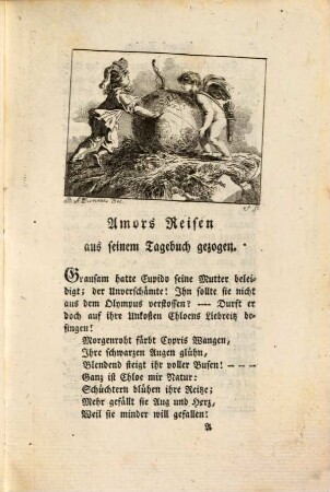 Amors Reisen : nebst einigen Fragmenten aus seinem Tagebuch gezogen