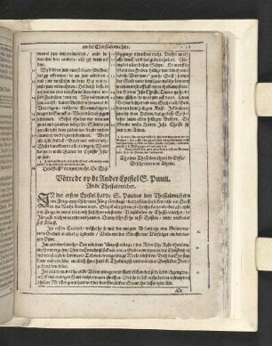 Vörrede vp de Ander Epistel S. Puuii. An de Thessalonicher.