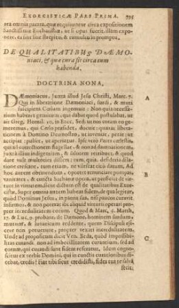 Doctrina Nona.