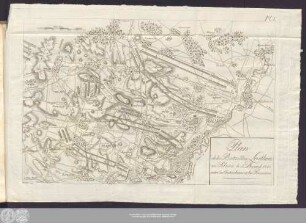 Plan de la Bataille de Leuthen en Silesie le 5 Decemb. 1757. entre les Autrichiens et les Prussiens