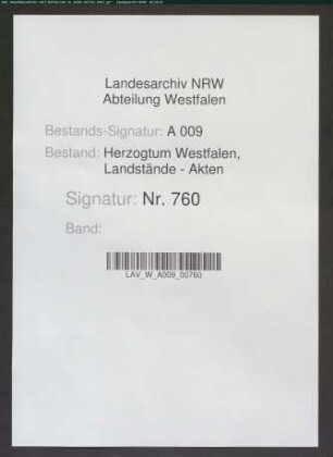 Entwurf der Ratifikation des Landtagsabschieds (Abschrift)