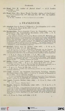 3. Frankreich (Nr. 1053-1103)