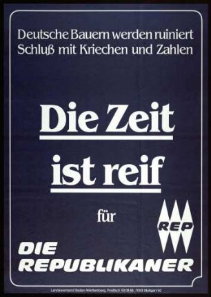 Republikaner, Landtagswahl 1988